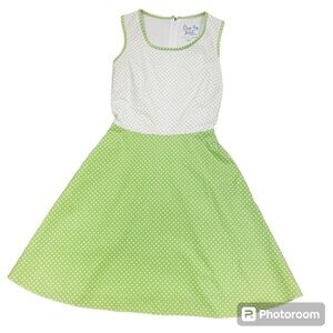 Bea and Dot by ModCloth 60' Green Polka Dot Dress